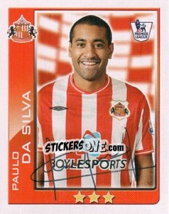 Sticker Paulo da Silva - Premier League Inglese 2009-2010 n. 367 - Topps