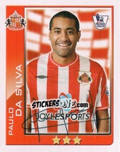 Figurina Paulo da Silva - Premier League Inglese 2009-2010 - Topps