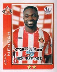 Sticker John Mensah - Premier League Inglese 2009-2010 n. 368 - Topps
