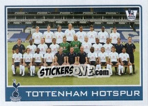 Figurina Tottenham Hotspur team - Premier League Inglese 2009-2010 - Topps