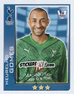 Sticker Heurelho Gomes - Premier League Inglese 2009-2010 n. 382 - Topps