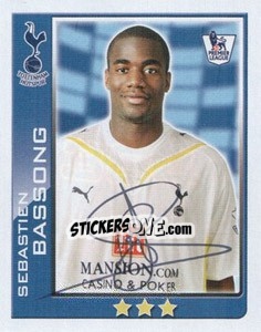 Sticker Sebastien Bassong - Premier League Inglese 2009-2010 - Topps