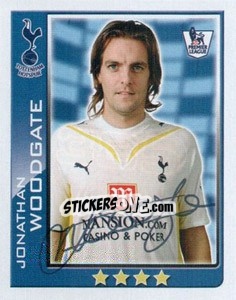 Sticker Jonathan Woodgate - Premier League Inglese 2009-2010 n. 385 - Topps