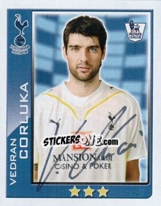 Sticker Vedran Corluka - Premier League Inglese 2009-2010 n. 388 - Topps