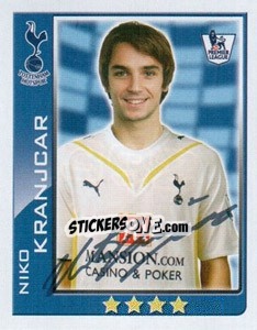 Sticker Niko Kranjcar - Premier League Inglese 2009-2010 n. 392 - Topps