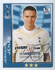 Sticker Jermaine Jenas - Premier League Inglese 2009-2010 n. 393 - Topps