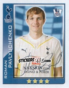 Sticker Roman Pavlyuchenko - Premier League Inglese 2009-2010 - Topps