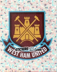 Sticker West Ham United logo - Premier League Inglese 2009-2010 - Topps
