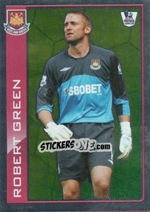 Figurina Star player - Robert Green - Premier League Inglese 2009-2010 - Topps