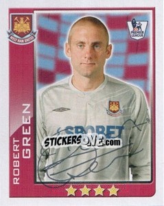 Sticker Robert Green - Premier League Inglese 2009-2010 n. 403 - Topps