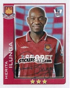 Sticker Herita Ilunga - Premier League Inglese 2009-2010 - Topps