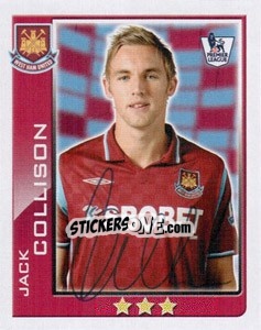 Cromo Jack Collison - Premier League Inglese 2009-2010 n. 411 - Topps