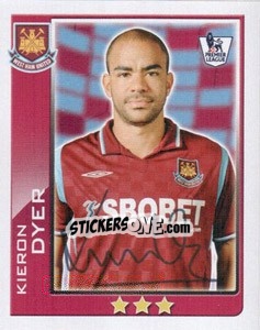 Cromo Kieron Dyer - Premier League Inglese 2009-2010 - Topps