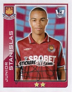 Sticker Junior Stanislas - Premier League Inglese 2009-2010 n. 413 - Topps
