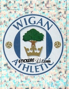Sticker Wigan Athletic logo - Premier League Inglese 2009-2010 - Topps