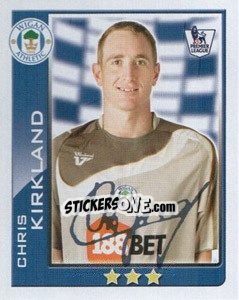 Sticker Chris Kirkland - Premier League Inglese 2009-2010 n. 424 - Topps