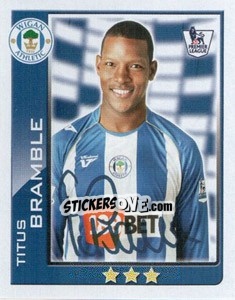 Sticker Titus Bramble - Premier League Inglese 2009-2010 n. 429 - Topps