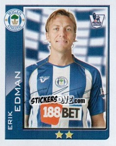Figurina Erik Edman - Premier League Inglese 2009-2010 - Topps