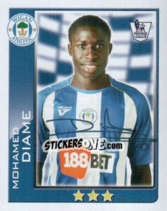 Figurina Mohamed Diame - Premier League Inglese 2009-2010 - Topps