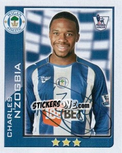 Figurina Charles N'Zogbia - Premier League Inglese 2009-2010 - Topps