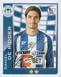 Sticker Daniel de Ridder - Premier League Inglese 2009-2010 n. 433 - Topps