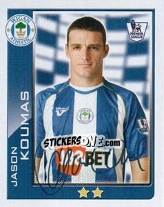 Sticker Jason Koumas - Premier League Inglese 2009-2010 n. 434 - Topps