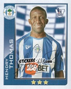 Sticker Hendry Thomas - Premier League Inglese 2009-2010 - Topps