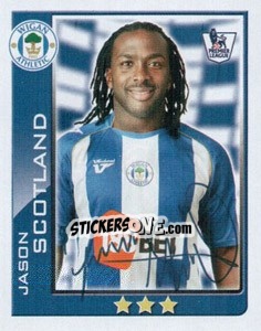 Sticker Jason Scotland - Premier League Inglese 2009-2010 n. 440 - Topps