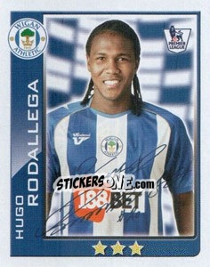 Sticker Hugo Rodallega - Premier League Inglese 2009-2010 - Topps