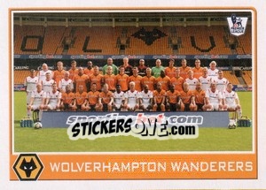 Figurina Wolverhampton Wanderers team - Premier League Inglese 2009-2010 - Topps