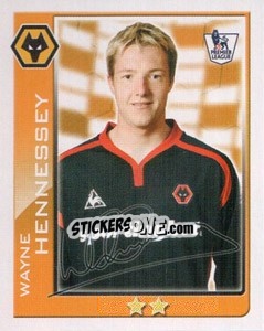 Figurina Wayne Hennessey - Premier League Inglese 2009-2010 - Topps
