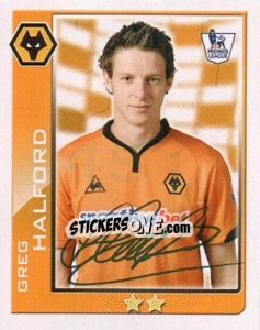 Figurina Greg Halford - Premier League Inglese 2009-2010 - Topps