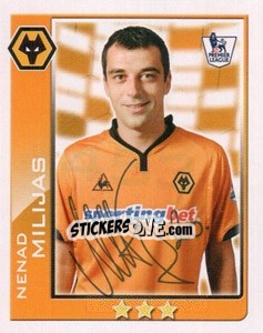 Sticker Nenad Milijas - Premier League Inglese 2009-2010 - Topps