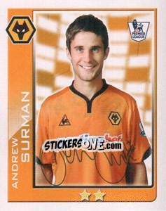 Figurina Andrew Surman - Premier League Inglese 2009-2010 - Topps
