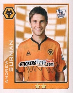 Sticker Andrew Surman - Premier League Inglese 2009-2010 n. 454 - Topps