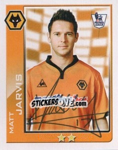 Sticker Matt Jarvis - Premier League Inglese 2009-2010 n. 457 - Topps