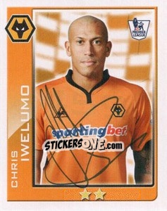 Sticker Chris Iwelumo - Premier League Inglese 2009-2010 - Topps