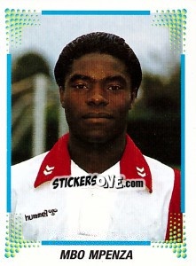 Sticker Mbo Mpenza - Football Belgium 1996-1997 - Panini