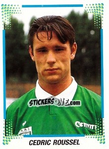 Sticker Cedric Roussel - Football Belgium 1996-1997 - Panini