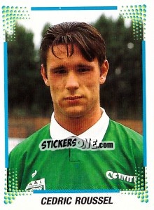 Sticker Cedric Roussel - Football Belgium 1996-1997 n. 6 - Panini