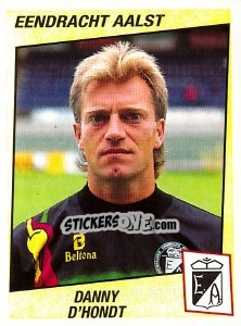 Sticker Danny D'Hondt - Football Belgium 1996-1997 - Panini