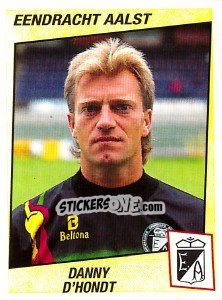 Sticker Danny D'Hondt - Football Belgium 1996-1997 n. 8 - Panini