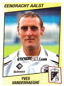 Figurina Yves Vanderhaeghe - Football Belgium 1996-1997 - Panini