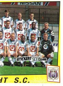 Sticker Elftal / Equipe - Football Belgium 1996-1997 - Panini