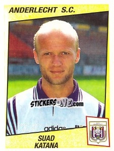 Sticker Suad Katana - Football Belgium 1996-1997 n. 33 - Panini