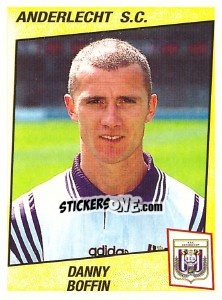 Sticker Danny Boffin - Football Belgium 1996-1997 - Panini