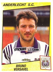 Sticker Bruno Versavel - Football Belgium 1996-1997 n. 41 - Panini