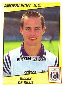 Sticker Gilles De Bilde - Football Belgium 1996-1997 n. 43 - Panini