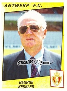 Sticker George Kessler - Football Belgium 1996-1997 - Panini