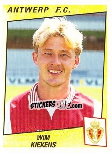 Figurina Wim Kiekens - Football Belgium 1996-1997 n. 50 - Panini